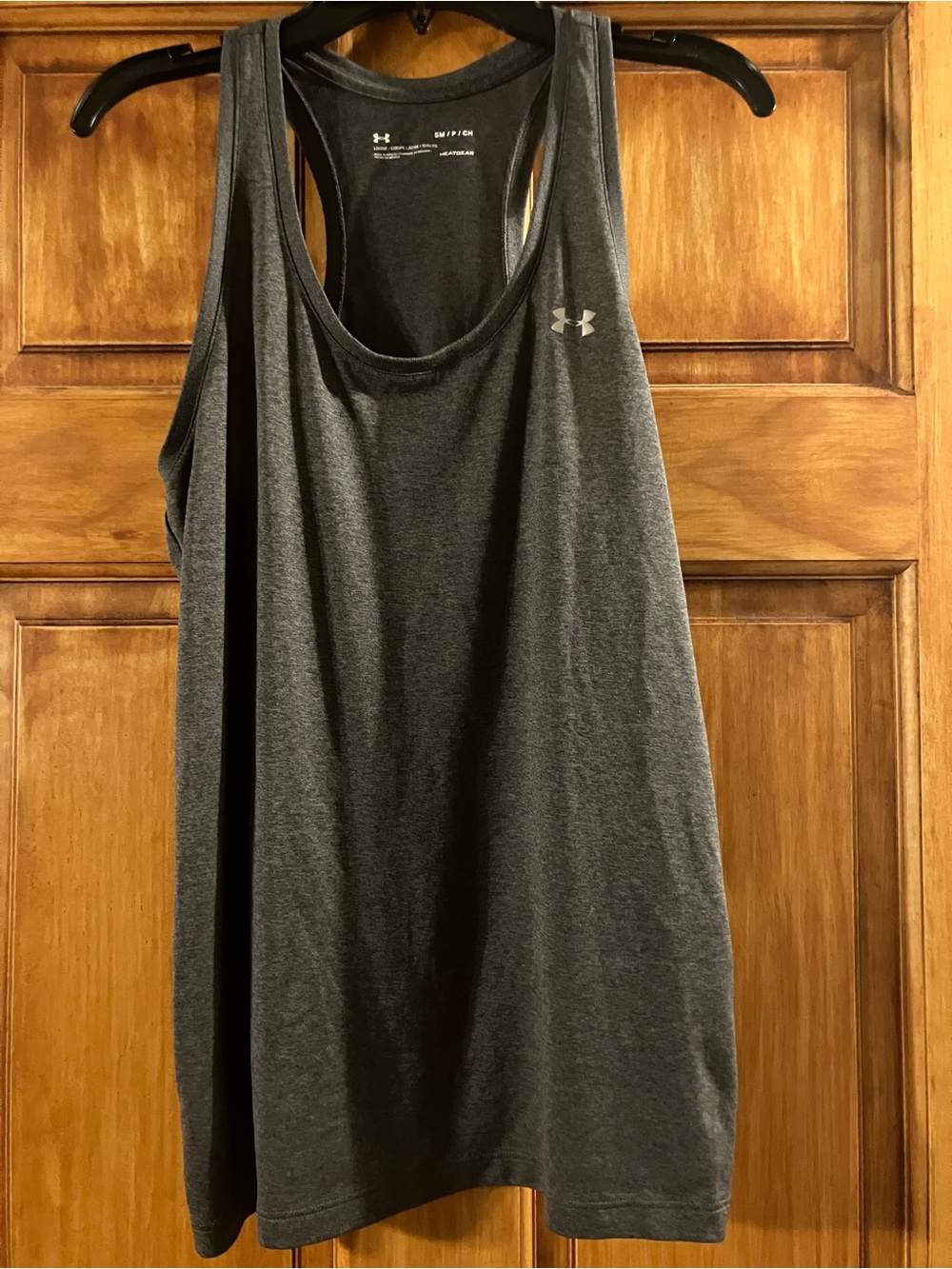 Under Armour HeatGear Women's Gray Racerback Tank Top